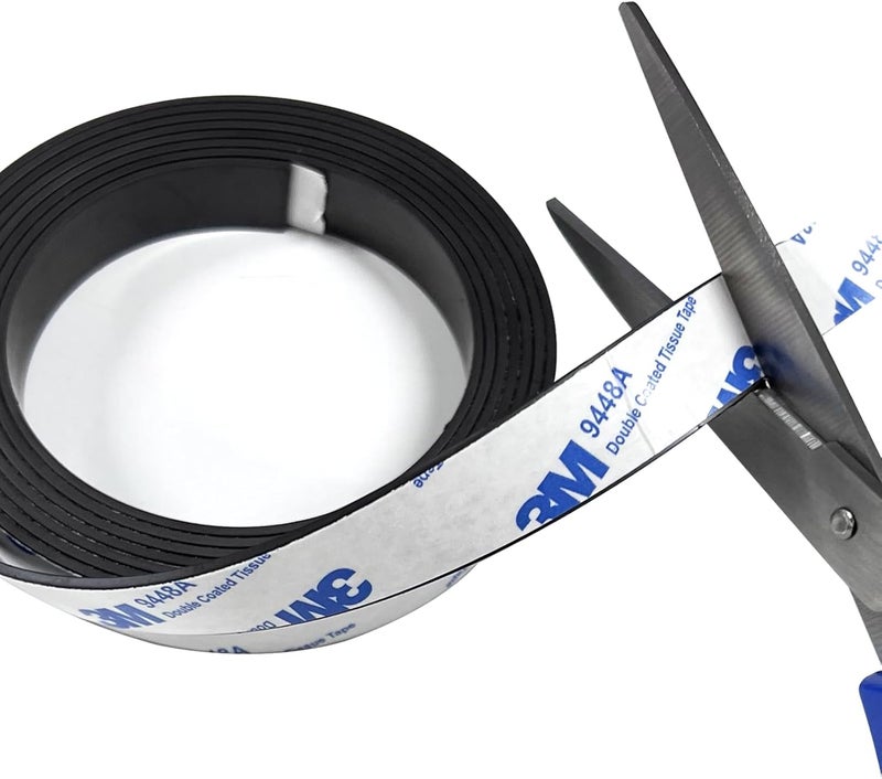 MVISUAL Store Magnetic Tape A+B, Inter-Absorbing Magnetic Tape Strip, Magnetic Strips with Adhesive Backing for Fly Screen (6.6 ft + 6.6 ft) - Image 3